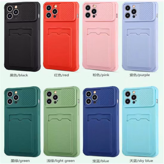 100% 풀 커버 카메라 렌즈 TPU 카드 뒷면 커버 케이스 카드 슬롯 안티