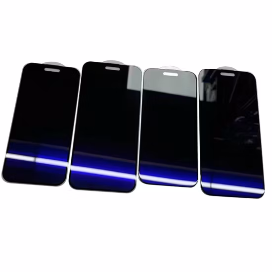 전화 13/13 PRO/13 PRO Max Og Golden Armor 개인 정보 보호 강화 유리 9h 화면 보호기에 대한 맞춤형 안티 스파이